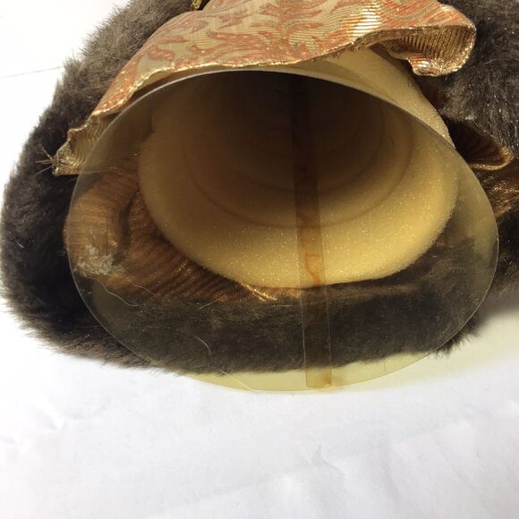 Roman Inc. Gold and Red Attire Vintage Santa Table/Tree Topper and Attached Toys - Picture 8 of 8